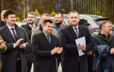 Wręczenie lokatorom kluczy do nowych mieszkań 