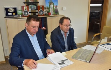 Pan Burmistrz oraz prezes PEC Dariusz Marczewski