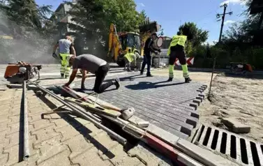 Trwa remont ulicy Moniuszki  2