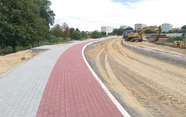 Zdjęcia z budowy obwodnicy centrum miasta.
