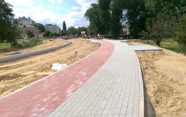 Zdjęcia z budowy obwodnicy centrum miasta