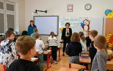 Og&oacute;lnopolski Dzień Głośnego Czytania w Szkole Podstawowej nr 1 im. Bolesława Chrobrego 11