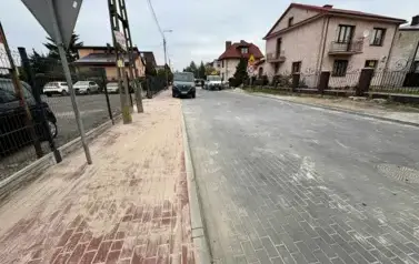 Ulica Moniuszkjest już przejezdna  3