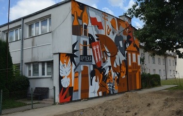 Murale w trakcie realizacji