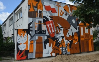 Murale w trakcie realizacji