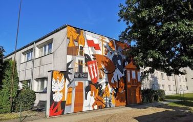 nowe murale na ul. Klonowej