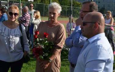 Burmistrz Lilianna Kraśniewska, Monika Zimnawoda i Jakub Rogowski