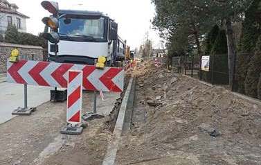 Remont na ulicy szkolnej