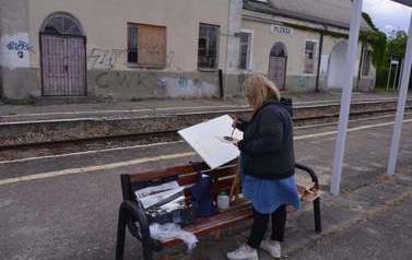 Plener malarski Płońsk na pł&oacute;tnie