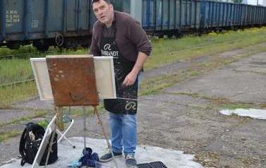 Plener malarski Płońsk na pł&oacute;tnie