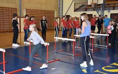 Polska olimpijka trenowała z uczniami 
