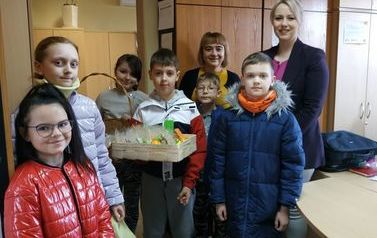 Życzenia Wielkanocne od dzieci z SP nr 1 w Płońsku