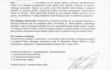 Protok&oacute;ł z dyskusji publicznej-3