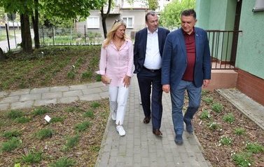 Spotkanie robocze wicemarszałka wojew&oacute;dztwa mazowieckiego Wiesława Raboszuka i burmistrza Andrzeja Pietrasika