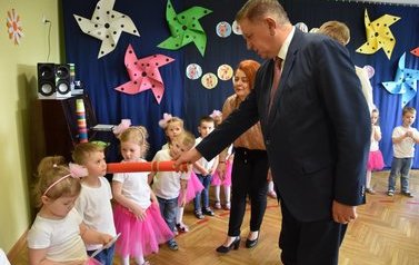  Pasowania na przedszkolaka w Przedszkolu Nr 4 Pod zielonym listkiem