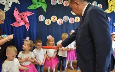  Pasowania na przedszkolaka w Przedszkolu Nr 4 Pod zielonym listkiem