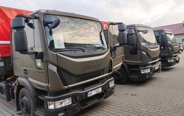 Dwa transporty z pomocą humanitarną dla Ukrainy wyjechały z Płońska
