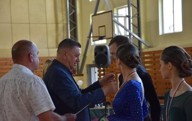 Turniej taneczny Sportowego Klubu Tańca Towarzyskiego start
