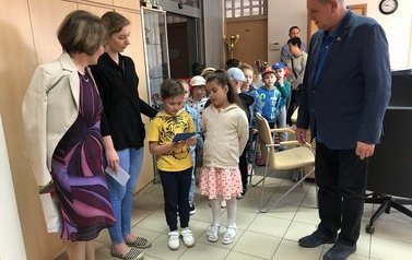 Odwiedziny przedszkolak&oacute;w z Przedszkola Nr 3 w Płońsku