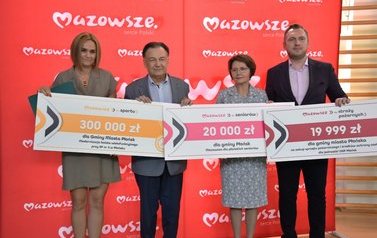 Trzy dofinansowania na trzy r&oacute;żne ważne dziedziny życia płońszczan 