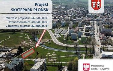 Nowy skatepark w Płońsku