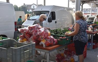 Niecodzienny gość na naszym "małym" płońskim targowisku