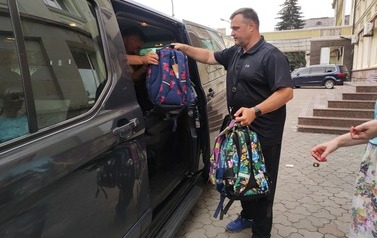 Plecaki dla dzieci z Tarnopola