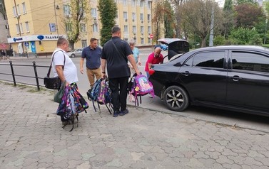 Plecaki dla dzieci z Tarnopola