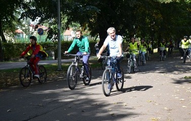 Przejażdżka rowerowa z olimpijczykami kolarstwa