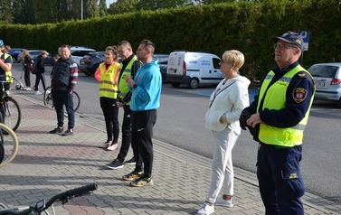 Rajd rowerowy pod hasłem &bdquo;Płońscy cykliści z SP3 ruszają w przygodę&rdquo; 