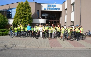 Rajd rowerowy pod hasłem &bdquo;Płońscy cykliści z SP3 ruszają w przygodę&rdquo; 