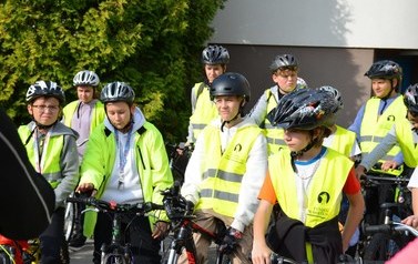Rajd rowerowy pod hasłem &bdquo;Płońscy cykliści z SP3 ruszają w przygodę&rdquo; 