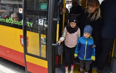 Przejażdżka Klubu Seniora autobusem elektrycznym