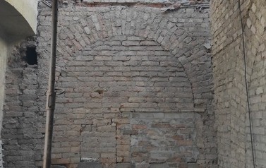 Prace budowlane w budynku wieży ciśnień