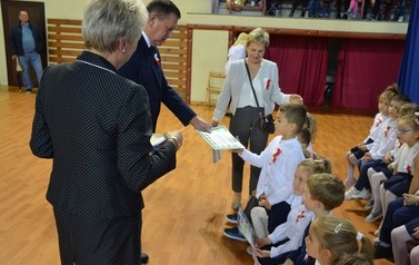 Pasowanie na przedszkolaka w SP nr 1