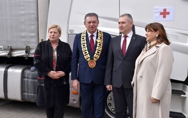 Sekretarz Ambasady&nbsp;Ukrainy w RP i delegacja z Berdyczowa na sesji Rady Miejskiej w Płońsku (28)