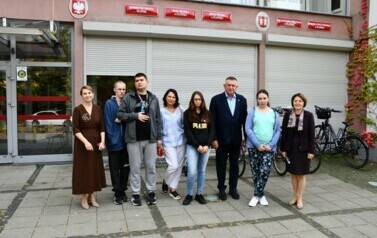 Uczniowie Specjalnego Ośrodka Szkolno-Wychowawczego im św. Stanisława Kostki w Płońsku z wizytą w Urzędzie Miejskim