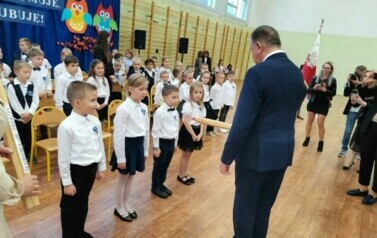Uroczystość pasowania w Szkole Podstawowej nr 3