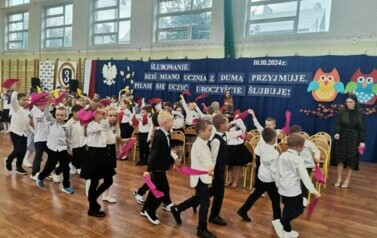 Uroczystość pasowania w Szkole Podstawowej nr 3