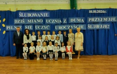 Uroczystość pasowania w Szkole Podstawowej nr 3