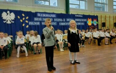 Uroczystość pasowania w Szkole Podstawowej nr 3