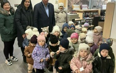 Przedszkolaki w Urzędzie