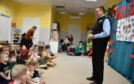 Galeria aktualności #BezpieczneFerie Jak mądrze korzystać z zimowego wypoczynku, zabaw na śniegu i zimowej aury 23