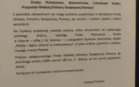 Galeria aktualności 33. finał WOŚP w Miejskim Centrum Kultury w Płońsku 21