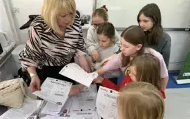 Galeria aktualności EkoFerie z Ekodoradcą&nbsp; &bdquo;Zatrzymaj zmorę w porę&rdquo; w SP4 3