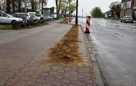Trwa wymiana kabli zasilających oświetlenie uliczne