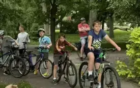 Galeria aktualności Egzamin na kartę rowerową dla uczni&oacute;w ze Szkoły Podstawowej nr 1 im. Bolesława Chrobrego w Płońsku 3