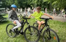 Galeria aktualności Egzamin na kartę rowerową dla uczni&oacute;w ze Szkoły Podstawowej nr 1 im. Bolesława Chrobrego w Płońsku 9
