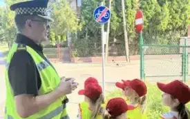 Galeria aktualności O bezpieczeństwie z najmłodszymi &nbsp; &nbsp; 2