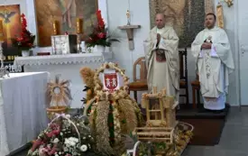 Galeria aktualności Delegacja Gminy Miasto Płońsk na dożynkach parafialnych w parafii pw. św. Ojca Pio 8